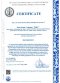 Certificate of conformity with the requirements of ISO 9001:2015